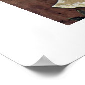 Een dichter in een tuin van Mohammed Ali Poster (Hoek)