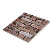 Een dichterbij gerichte blik op een muur tegeltje (Zijkant)