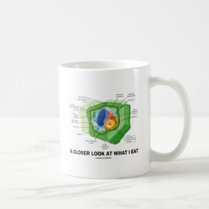 Een dichtere blik bij wat ik eet (de Cel van het P Koffiemok