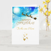 Eén die ik van kerstkaart hou kaart (Gele Bloem)