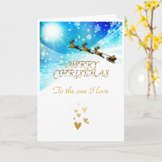 Eén die ik van kerstkaart hou kaart (Gele Bloem)