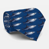 Een diep Stropdas van de waterhaai! (Opgerold)