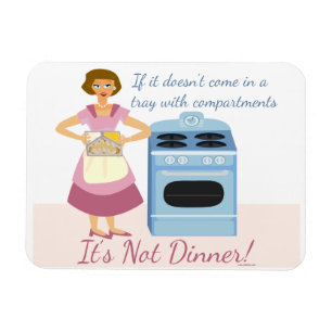 Een diepgevroren diner betekent Super Magneet