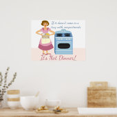 Een diepgevroren diner betekent Super Poster (Keuken)