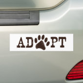 Een dier goedkeuren bumpersticker (Op auto)