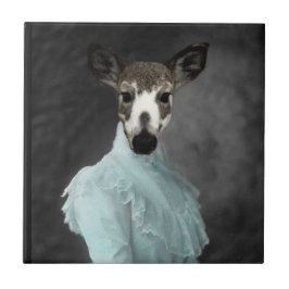 Een dierbaar hertengezicht tegeltje