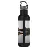 Een dierentuin in Wuhan, China. Oude Chinese stijl Waterfles (Achterkant)