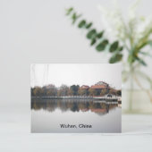 Een dierentuinpark in Wuhan, China Briefkaart (Staand voorkant)