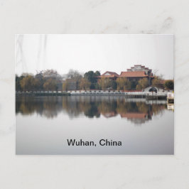 Een dierentuinpark in Wuhan, China Briefkaart