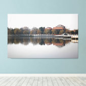 Een dierentuinpark in Wuhan, China Canvas Afdruk (Insitu (Houten vloer))