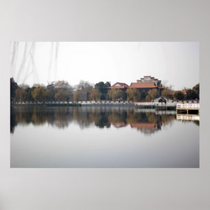 Een dierentuinpark in Wuhan, China Poster