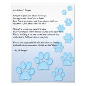 Een dierlijk gebed - foto afdruk (Voorkant)