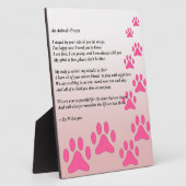 Een dierlijk gebed - fotoplaat (Zijkant)