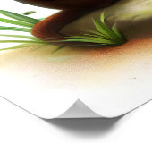 Een digitaal schilderij van een jonge Schattigee e Poster (Hoek)