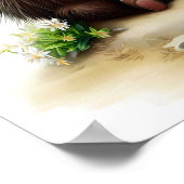 Een digitaal schilderij van een Noord-Amerikaans s Poster (Hoek)