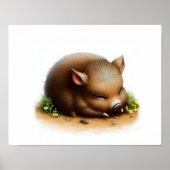 Een digitaal schilderij van een Schattigee Javelin Poster (Voorkant)