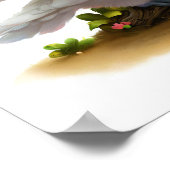 Een digitaal schilderij van een Schattigee Molukse Poster (Hoek)