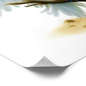 Een digitaal schilderij van een Schattigee Molukse Poster (Hoek)