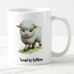 Een digitaal schilderij van een zeer Schattige Dal Koffiemok