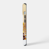 Een digitale illustratie van een pop in telefoonho iPhone 15 case (Linkerkant)
