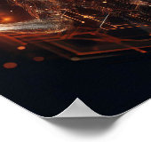 Een digitale levensvorm die transformeert in de vi poster (Hoek)