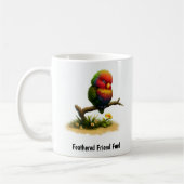 Een digitale schilderij van een Mount Apo-lorikeet Koffiemok (Links)