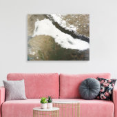 Een dikke bank met lage wolken canvas afdruk (Insitu (Woonkamer))