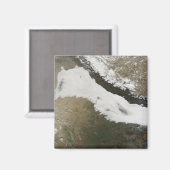 Een dikke bank met lage wolken magneet (Voorkant / Achterkant)