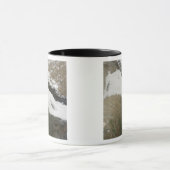 Een dikke bank met lage wolken mok (Midden)