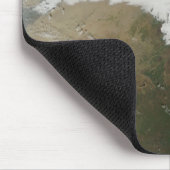 Een dikke bank met lage wolken muismat (Hoek)