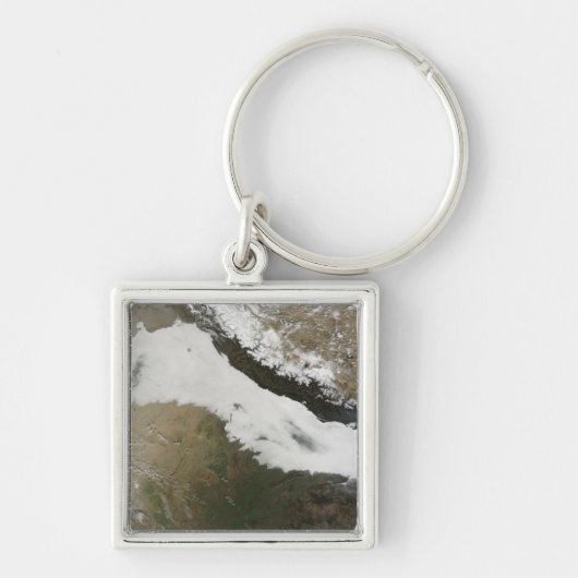 Een dikke bank met lage wolken sleutelhanger (Voorkant)