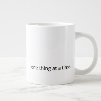 Eén ding tegelijk – Kalme ondersteuning koffiemok Grote Koffiekop