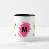 ÉÉN DINK AWAY Monogram Pickleball Mok (Midden)