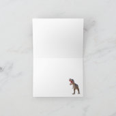 Een dino-mijt verjaardag kaart (Binnen)