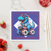 Een Dino Vier Juli Servet (Insitu)