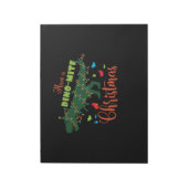 Een dinomiet kerstmis hebben notitieblok (Linkerzijde)