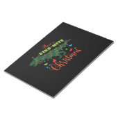 Een dinomiet kerstmis hebben notitieblok (Schuin)