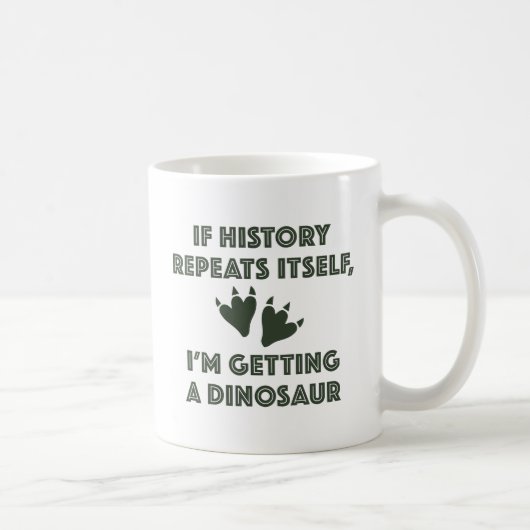 Een dinosaurus krijgen koffiemok (Rechts)