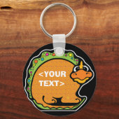 Een dinosaurus personaliseren,<YOUR TEXT> Sleutelhanger (Voorkant)