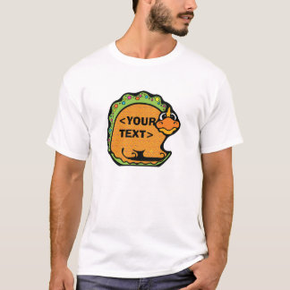 Een dinosaurus personaliseren,<YOUR TEXT> T-shirt