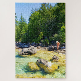 Een dip nemen - Dit is het Bloempoteiland in Canad Legpuzzel