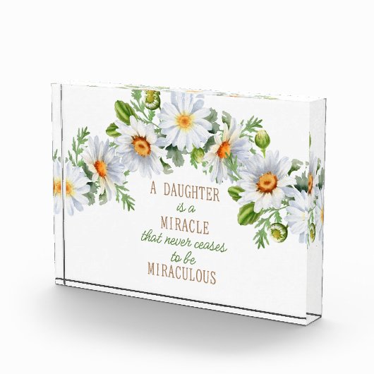 Een dochter is een wonder fotoblokken (Rechts)