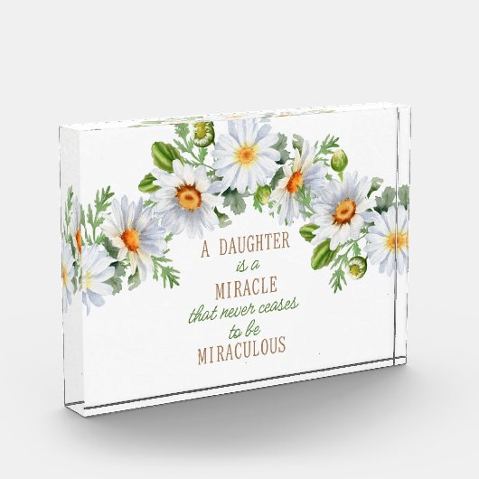 Een dochter is een wonder fotoblokken (Links)