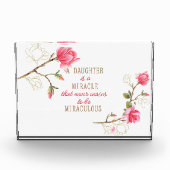 Een dochter is een wonder fotoblokken (Voorkant)