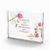 Een dochter is een wonder fotoblokken (Rechts)