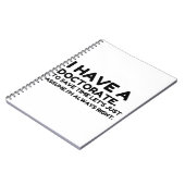 EEN DOCTORAAT HEBBEN NOTITIEBOEK (Linkerzijde)