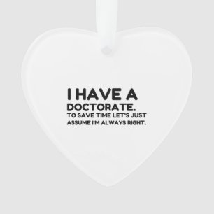 EEN DOCTORAAT HEBBEN ORNAMENT