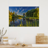 Een dode arm van de Flathead rivier vangt de ochte Poster (Keuken)
