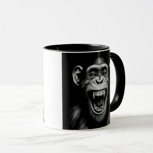 Een dode chimpansee. mok (Voorkant rechts)