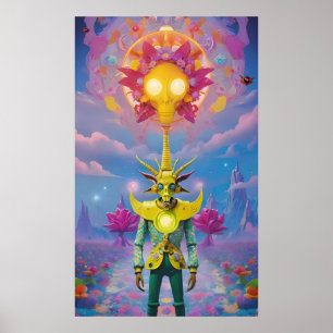 Een dode en dankbare Baphomet Poster